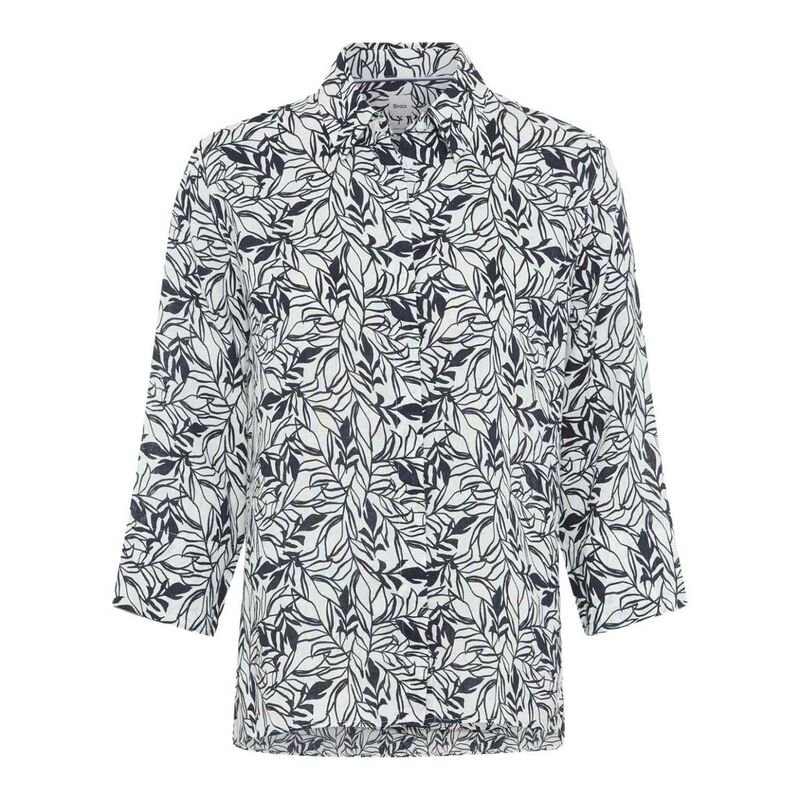 Brax Vicki Printed Linen Shirt image number 0
